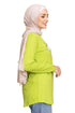 Macaw Green Printed Long - Sleeve Design 34 - Khotwh